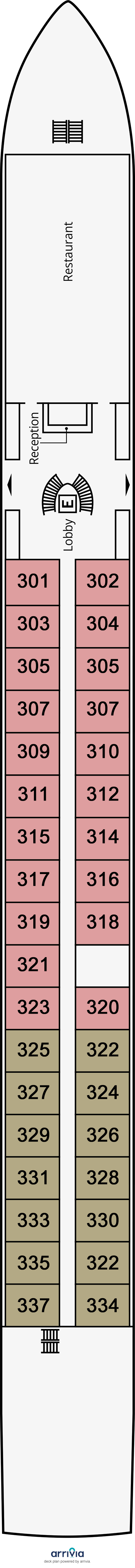 SS Audrey Deck Plans