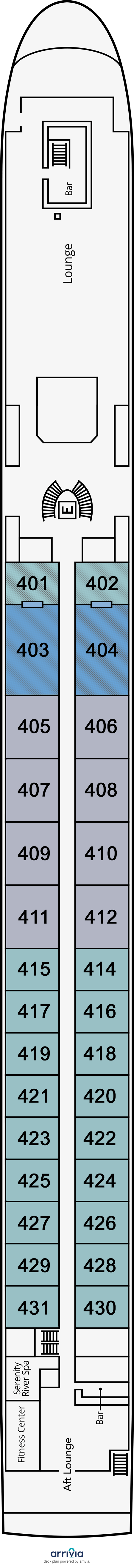 SS Audrey Deck Plans