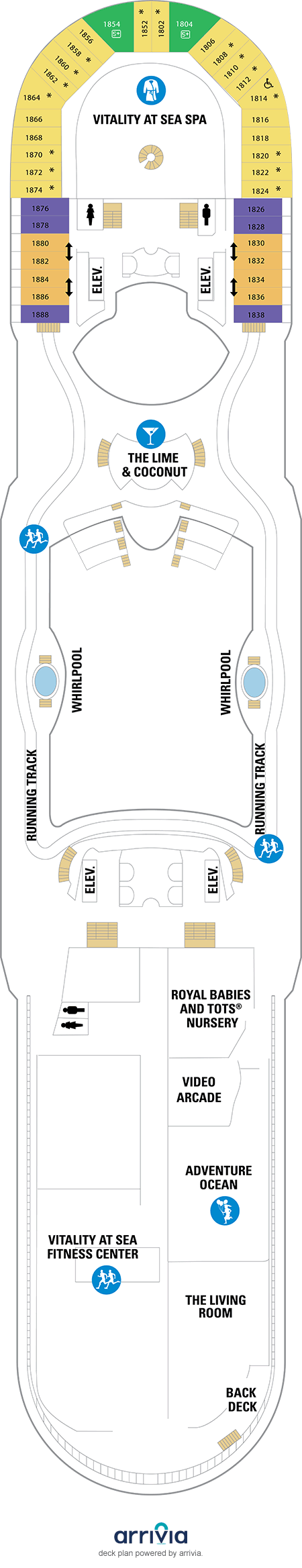 Navigator of the Seas Deck Plans