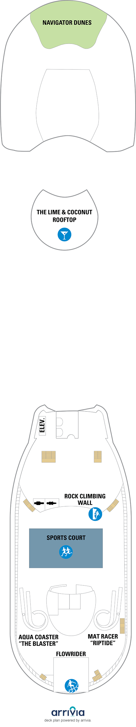 Navigator of the Seas Deck Plans