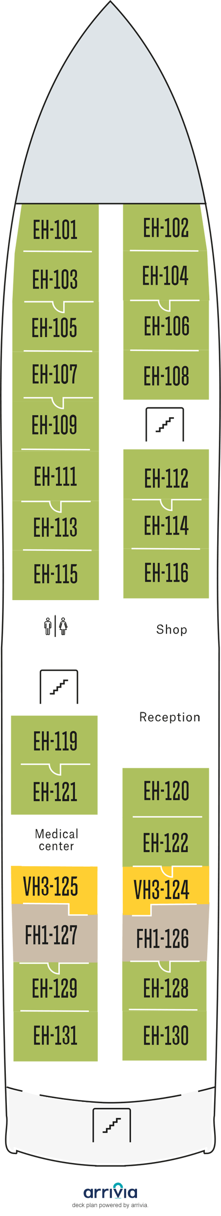 MS Santa Cruz II Deck Plans