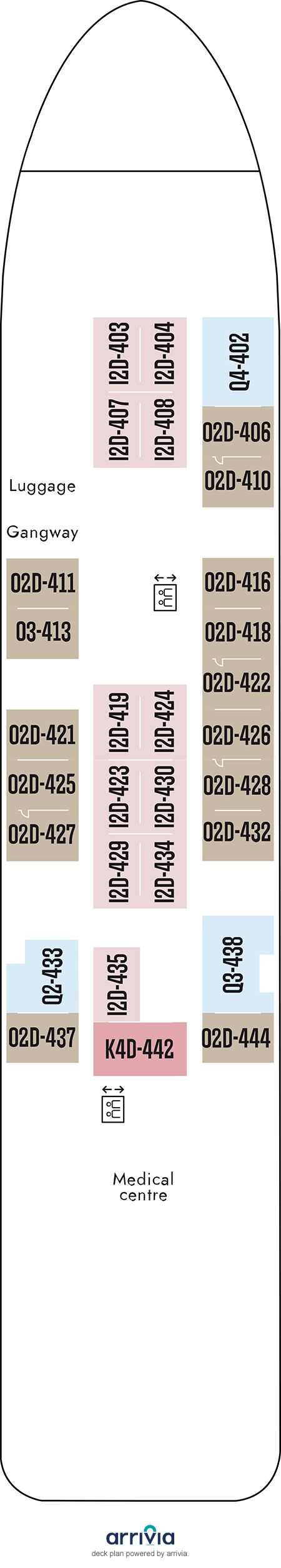 MS Spitsbergen Deck Plans