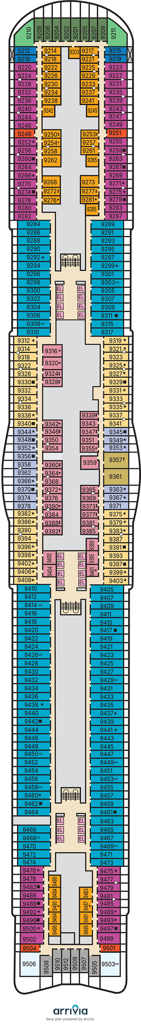 Carnival Tropicale - Category OS - Cabin # 9435