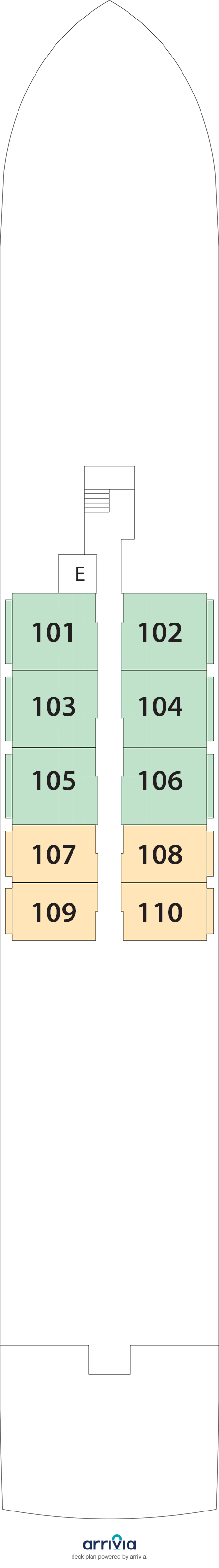 Ms Saudade Deck Plans