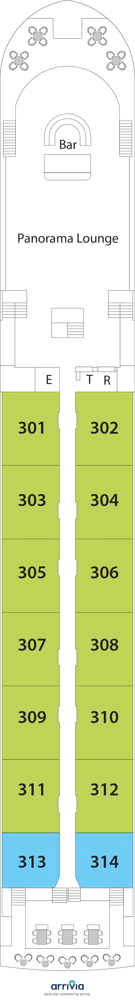 Ms Saudade Deck Plans