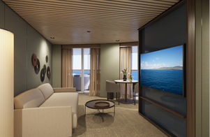 The Haven Aft-Facing Owner's Suite with Master Bedroom & Large Balcony