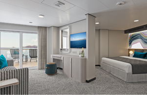 Aft-Facing Suite with Large Balcony