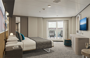 Aft-Facing Suite with Large Balcony