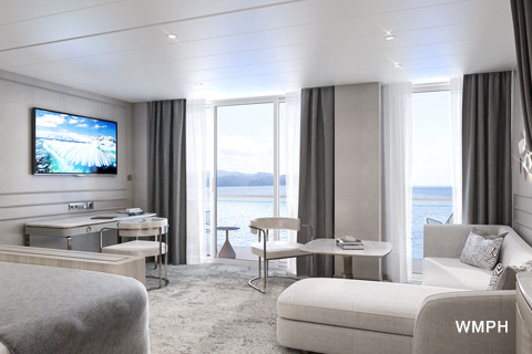Crystal Endeavor Cabin 812 Category Ps Penthouse Suite 812 On Icruise Com