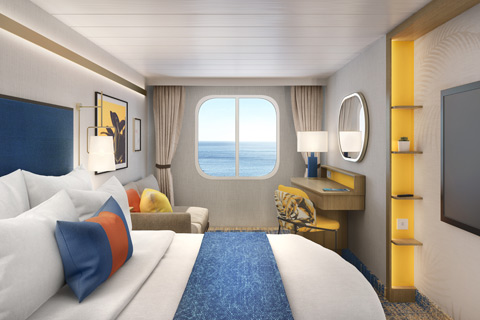 Icon Of The Seas Cabin 3582 Category N5 Ocean View Stateroom 3582 