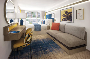 Central Park View Balcony Stateroom