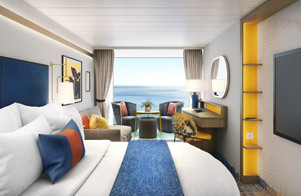 Spacious Infinite Ocean View Balcony Stateroom
