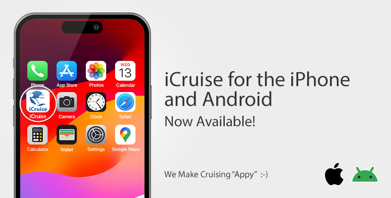 iCruise Cruise Finder™ iPhone and Android App.