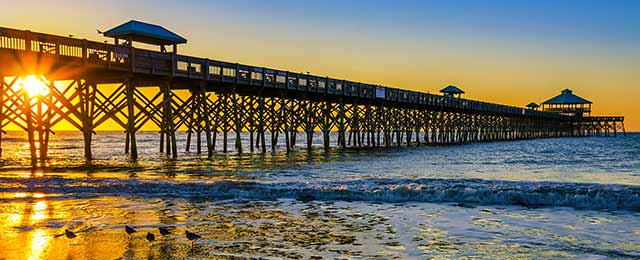 Folly Beach near Charleston