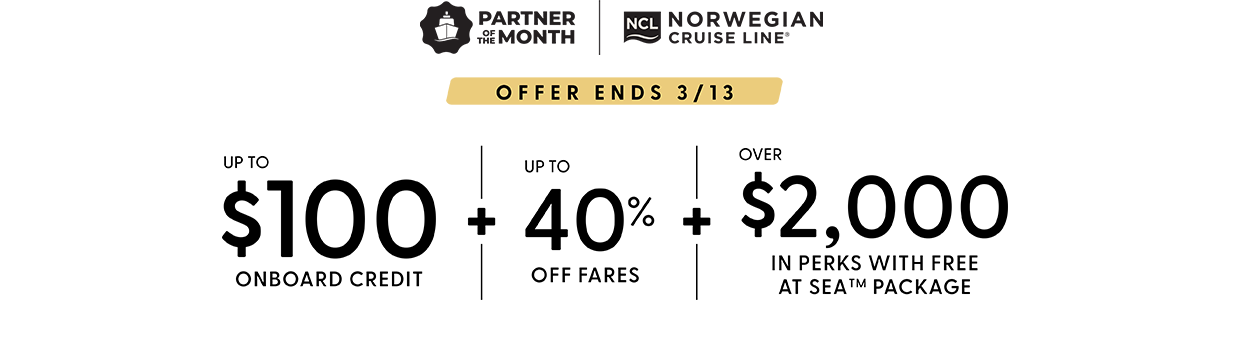 Norwegian Cruise Line Exclusive - Click to Shop!