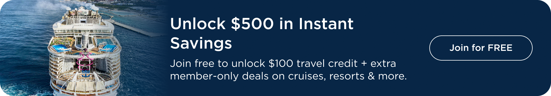 Cruise Rewards Banner - Desktop