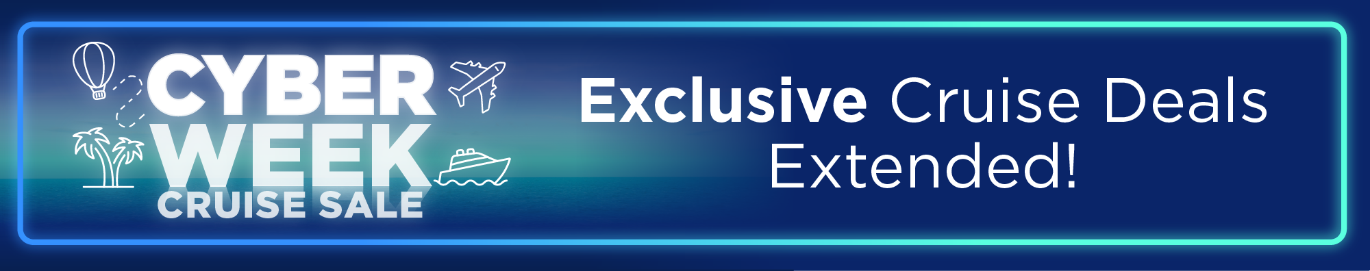 Cruise Sale Header Banner - Desktop