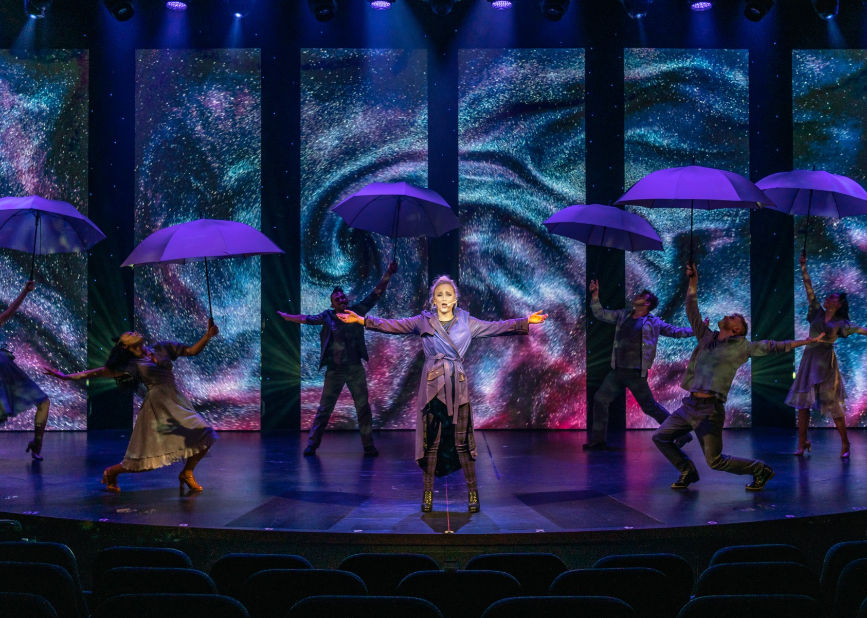 Live entertainment aboard a Carnival cruise ship