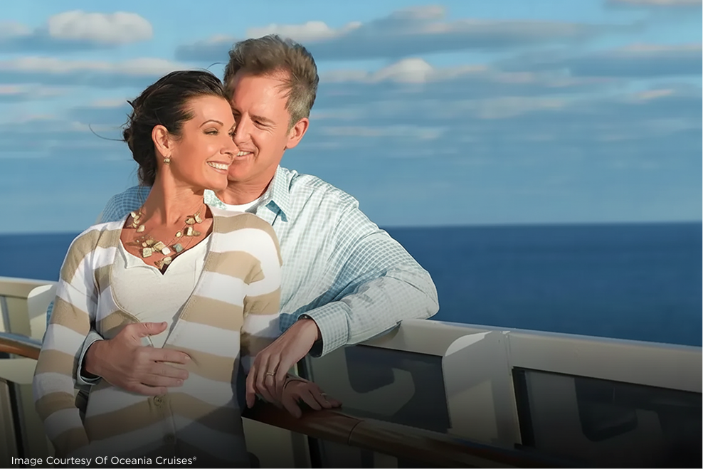 Couple enjoying a romantic evening