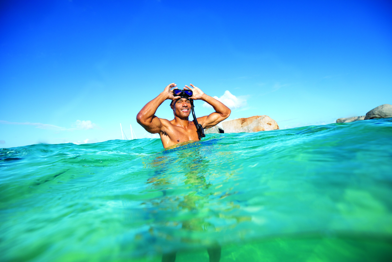 Norwegian Cruise Line guest snorkeling excursion